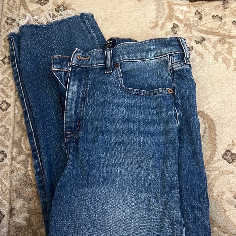 J. Crew Women's Classic Blue Cropped Jeans